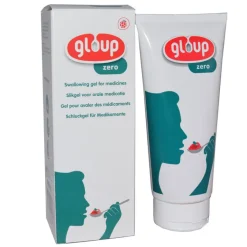 Gloup Zero Medikamenteneinnahme Gel Himbeere, 150 ml^ Hot