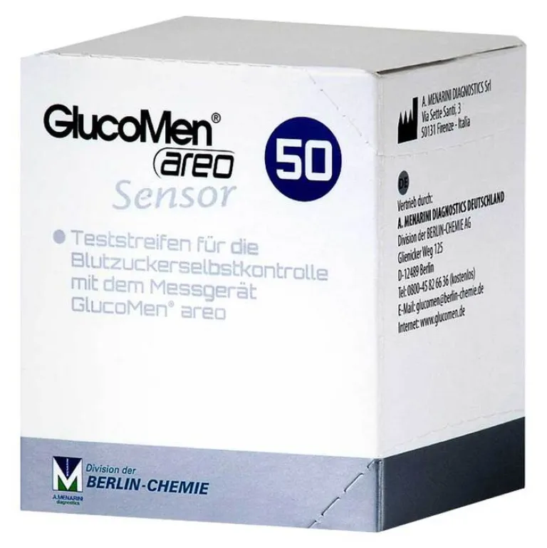 areo Sensor Teststreifen, 50 St^Glucomen Discount