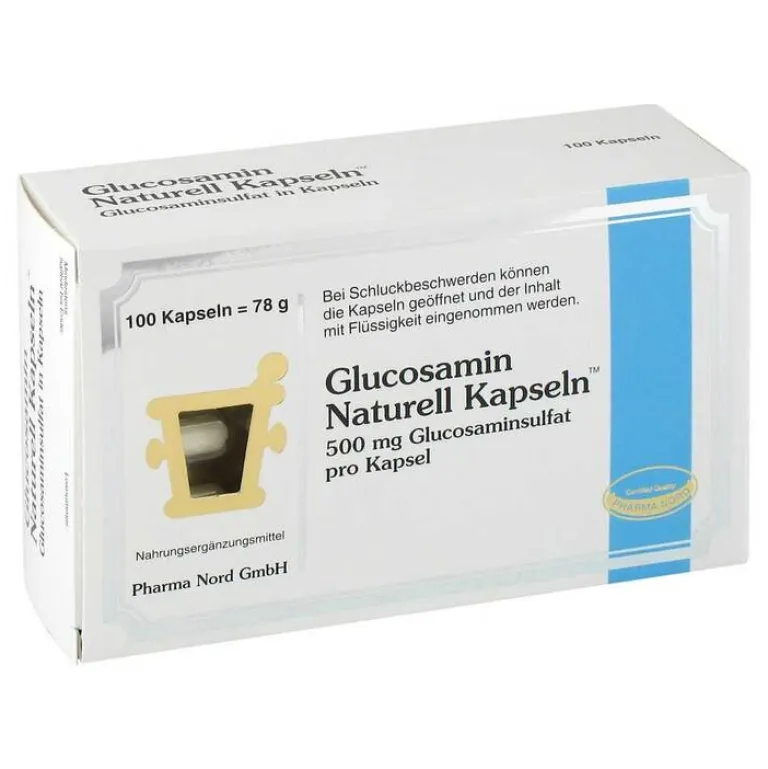 Glucosamin-Chondroitin-Glucosamin Naturell Kapseln, 100 St