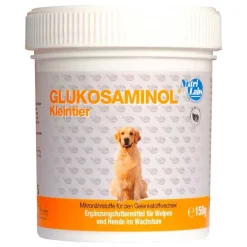 Nutrilabs Bewegungsapparat-Glukosaminol Kleintier Pulver für Welpe / Hund i.Wachstum, 150 g