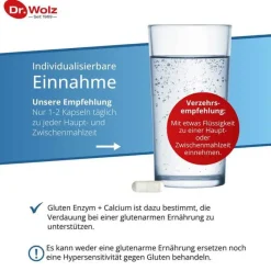 Dr. Wolz Verdauung-Gluten Enzym Kapseln, 60 St