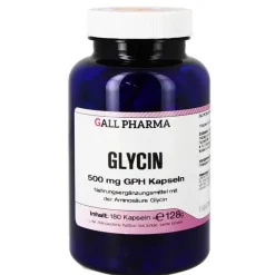 Hecht Pharma Aminosäuren|Aminosäuren-Glycin 500 mg GPH Kapseln, 180 St