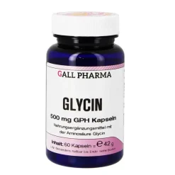 Hecht Pharma Glycin 500 mg Kapseln, 60 St- Aminosäuren|Aminosäuren