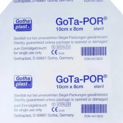 Gota-Por Wundpflaster steril 80x100 mm, 1 St- Sterilpflaster