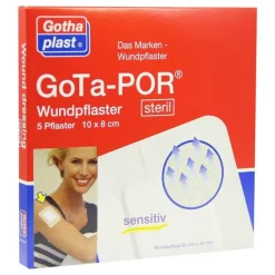 -Por Wundpflaster steril 80x100 mm, 5 St^Gota New