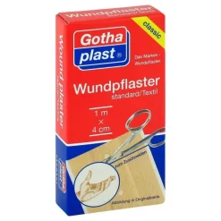 Gothaplast Wundpflaster standard 4 cm x 1 m geschnitten, 1 St- Wundpflaster