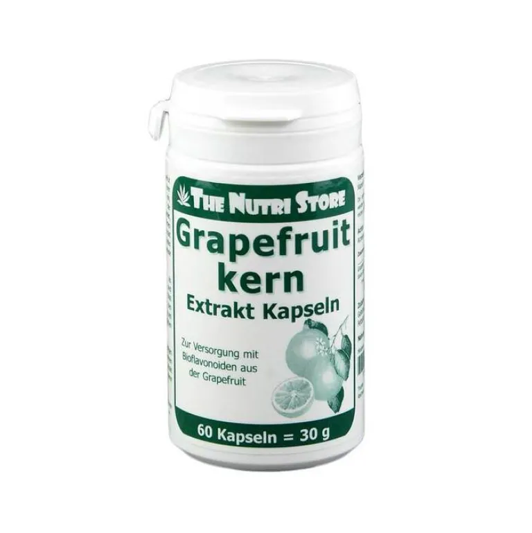 The Nutri Store Grapefruit Kern Extrakt 400 mg Kapseln, 60 St- Grapefruitkernextrakt