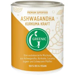 Greenic Ashwagandha-Ashwagandha-Kurkuma Kraft, 130 g
