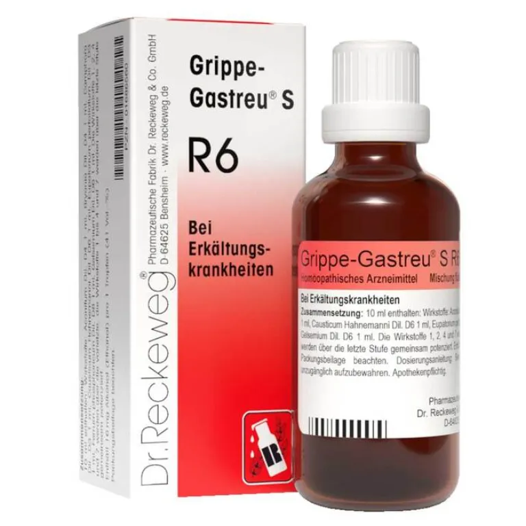Gastreu Grippe- S R6 Tropfen zum Einnehmen, 22 ml- Dr. Reckeweg
