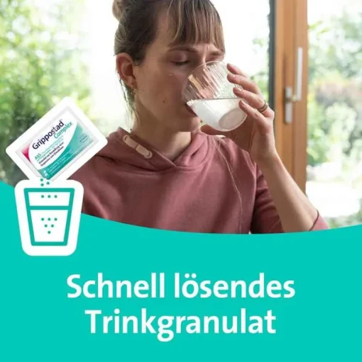 Grippostad COMPLEX mit Orangengeschmack, 10 St- Ass-Acetylsalicylsäure|Grippemittel