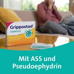 Grippostad COMPLEX mit Orangengeschmack, 10 St- Ass-Acetylsalicylsäure|Grippemittel