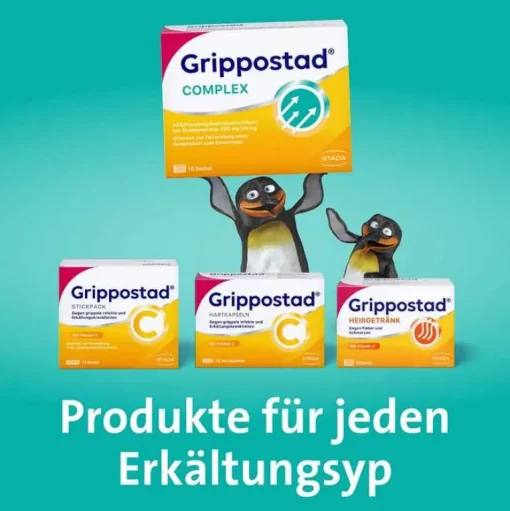 Grippostad COMPLEX mit Orangengeschmack, 10 St- Ass-Acetylsalicylsäure|Grippemittel