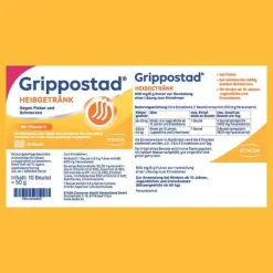 Grippostad Heißgetränk bei Schmerzen und Fieber , 10 St- Grippemittel