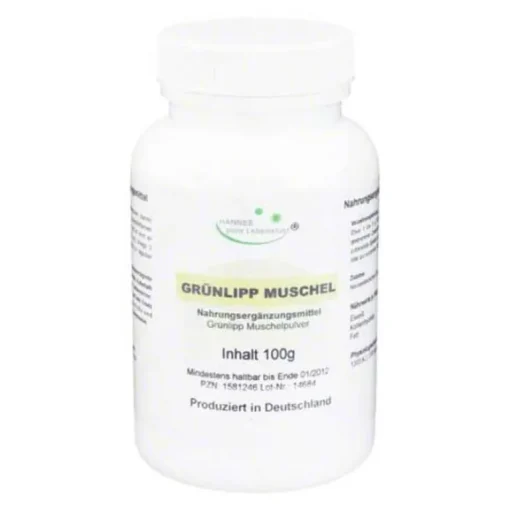 Grünlipp Muschel Pulver, 100 g^Hannes pure Lebenslust New