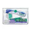GuM Travel Kit Zahnbürste + Zahnseide + Zahnpasta, 1 St- Zahnbürsten