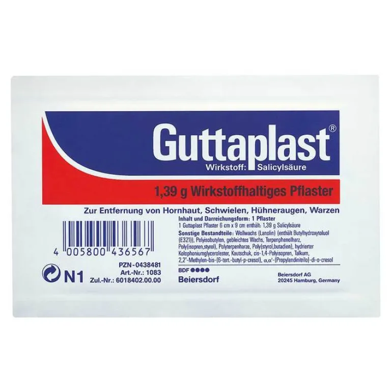 Guttaplast Warzenstift-® Warzenpflaster 6 cm x 9 cm, 1 St