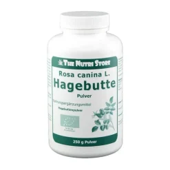 The Nutri Store Hagebutte Rosa canina L. Pulver, 250 g- Hagebuttenpulver