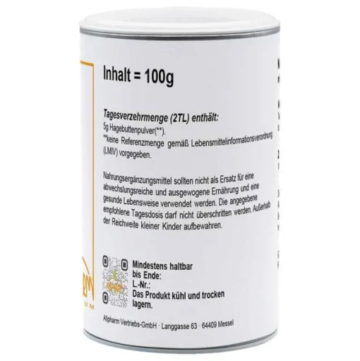 Hagebuttenpulver-Hagebutten Pulver Premium Allpharm, 100 g