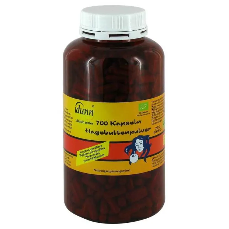 Idunn Hagebuttenpulver-Hagebuttenpulver Kapseln, 700 St