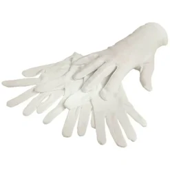 Baumwollhandschuhe-Handschuhe Baumwolle Größe 6, 5X2 St