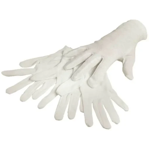 Baumwollhandschuhe-Handschuhe Baumwolle Größe 6, 5X2 St