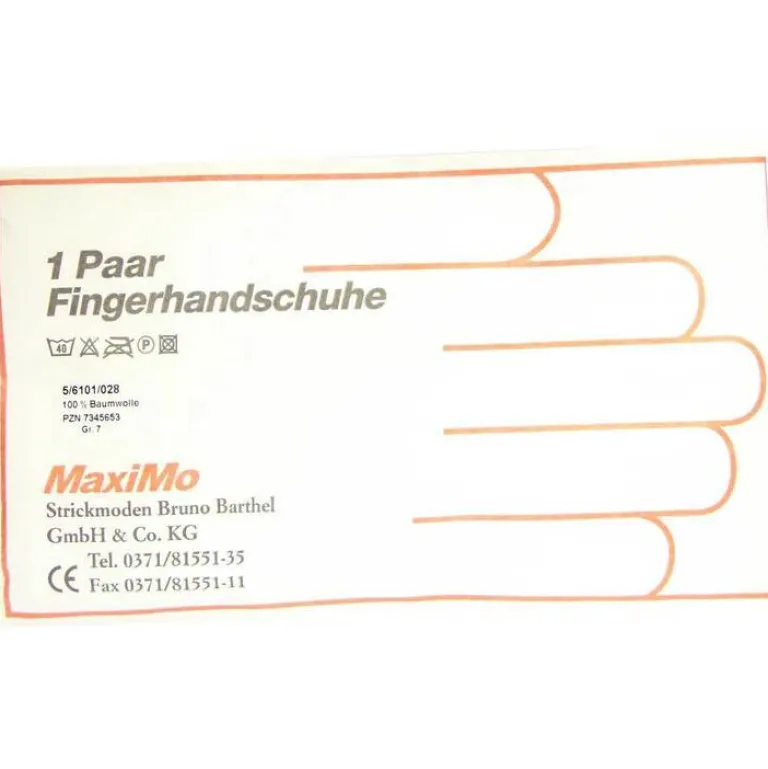 Handschuhe Baumwolle Größe 7 stärk. Material, 2 St^Maximo Discount