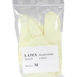 Handschuhe Einmal Latex unsteril mittel, 4 St- Latexhandschuhe