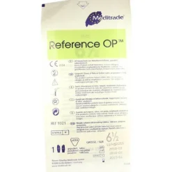 Handschuhe OP Latex Größe 6,5 s, 1X2 St^Dr. Junghans Discount