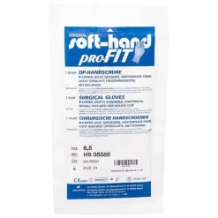 Medenta Handschuhe OP Latex steril Größe 8,5, 2 St- Latexhandschuhe