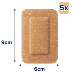 Hansaplast Strips-FLEXIBLE Wundverband 6x9 cm Strips, 5 St