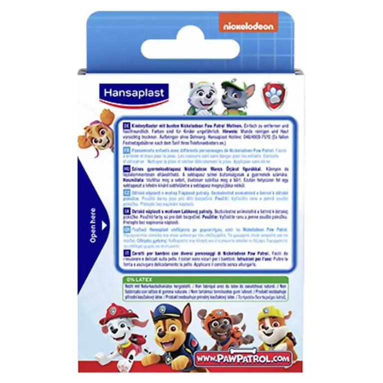 Hansaplast Kinder Pflasterstrips Paw Patrol, 20 St-Kinder Kinderpflaster