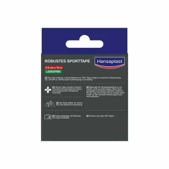 robustes Sporttape 2,5 cmx10 m weiß, 1 St^Hansaplast New