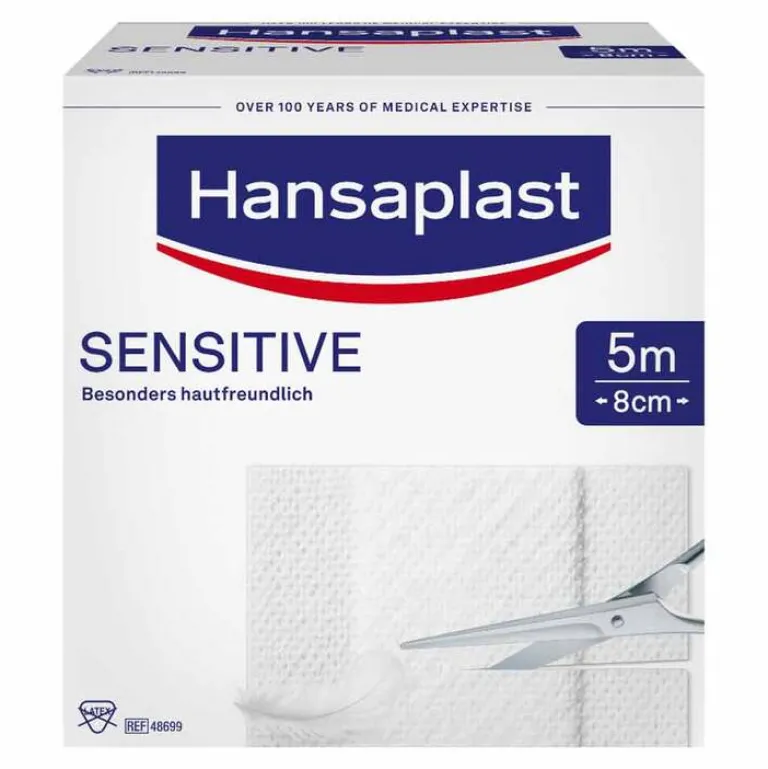 Sensitive Pflaster 5 m Rolle (8 cm breit), 1 St^Hansaplast New