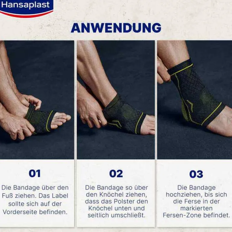 Sport Fußgelenk-Bandage Größe L/XL, 1 St^Hansaplast Outlet