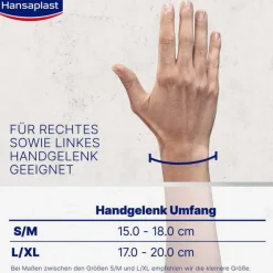 Hansaplast Sport Handgelenk-Bandage Größe L/XL, 1 St- Handgelenkbandagen
