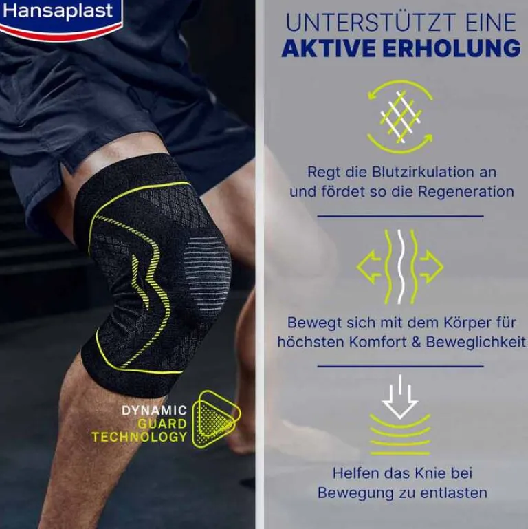 Sport Knie-Bandage Größe L/XL, 1 St^Hansaplast Hot