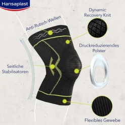 Sport Knie-Bandage Größe L/XL, 1 St^Hansaplast Hot