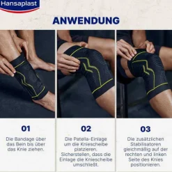 Sport Knie-Bandage Größe L/XL, 1 St^Hansaplast Hot