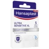 Hansaplast ULTRA SENSITIVE XL Wundverband 5x7,2 cm, 5 St- Wundpflaster