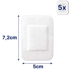 Hansaplast ULTRA SENSITIVE XL Wundverband 5x7,2 cm, 5 St- Wundpflaster