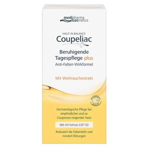 Medipharma Cosmetics Empfindliche Haut|Trockene & Sensible Haut-Haut in Balance Coupeliac Beruhigende Tagespflege, 50 ml
