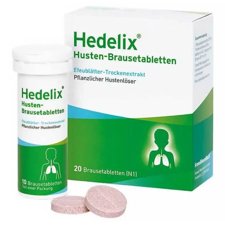 Hedelix Husten-Brausetabletten, 20 St- Hustenlöser