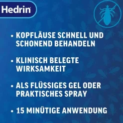 Hedrin Läusemittel-® Once Spray Gel, 60 ml