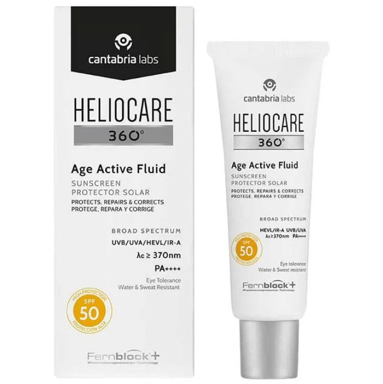 Heliocare 360° Age Active Fluid SPF 50, 50 ml- Lsf 50+|Gesicht