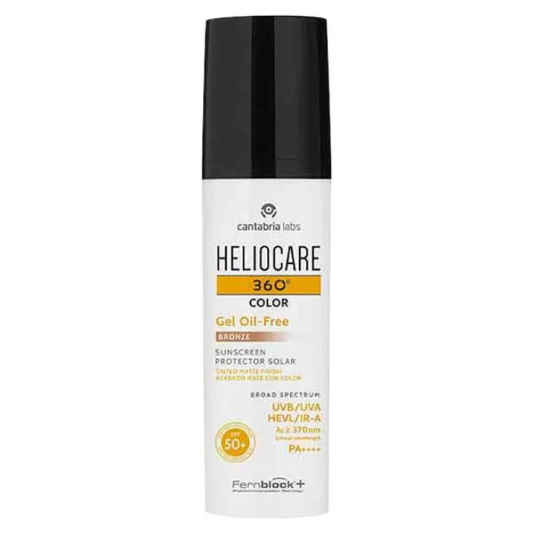 Heliocare 360° Color Gel oil-free bronze, 50 ml- Lsf 50+|Gesicht