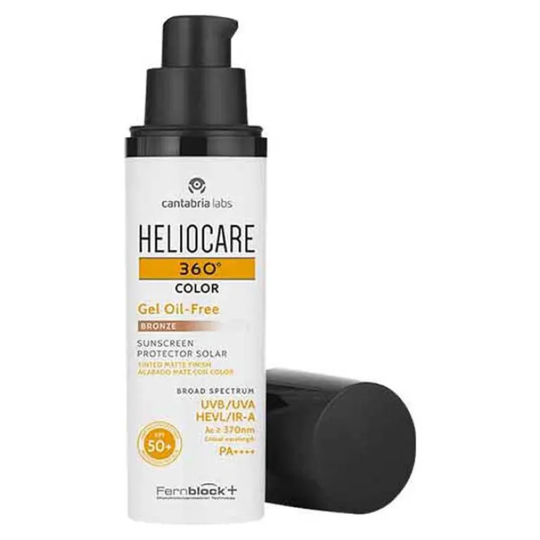 Heliocare 360° Color Gel oil-free bronze, 50 ml- Lsf 50+|Gesicht
