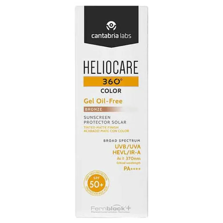 Heliocare 360° Color Gel oil-free bronze, 50 ml- Lsf 50+|Gesicht