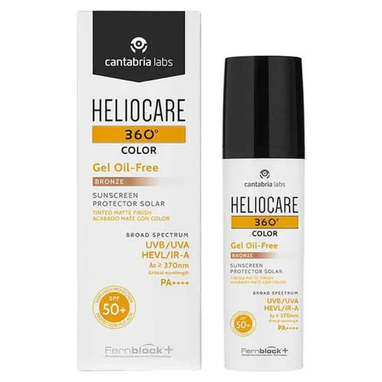 Heliocare 360° Color Gel oil-free bronze, 50 ml- Lsf 50+|Gesicht