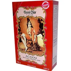 Henna Haarfarbe-Color Pulver mahagoni Acajou, 100 g