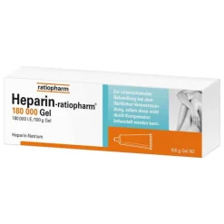 Ratiopharm Heparin-® 180 000 Gel, 100 g- Venenleiden|Heparin